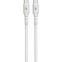 Кабель usb-c - usb-c 2м силикон белый