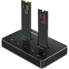 Док-станция ssd m.2 | nvme | sata | usb-c | dual 2 x 2tb