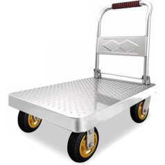 Экономящий усилия Plattformwagen, 360-grad-schwenkräder, Faltbarer Handschubwagen Zum Beladen Und Lagern, Garage, Lager, Umzugswagen (Размер:73x48cm)