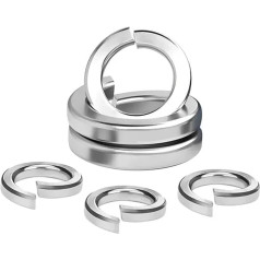 TAuyuGCT Metallscheiben GB93 Feder-Split-Lock-Unterlegscheibe, elastische Dichtung (M1,6/M2/M2,5/M3/M3,5/M4/M5/M6/M8/M10/M12/M14/M16/M18/M20 - M30)(M27)
