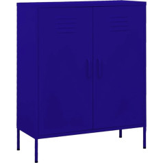 CCCINER Lagerschrank Marineblau 80x35x101,5 см Stahl, Aufbewahren & Organisieren, Schließfächer