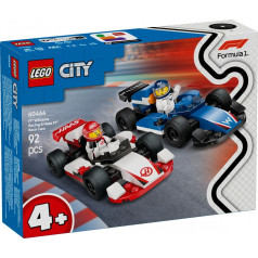 Городские кирпичи 60464 автомобили f1 williams racing и haas f1