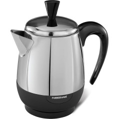 Перколятор BLACK+DECKER FCP240 2-4 чашки пластик нержавеющая сталь