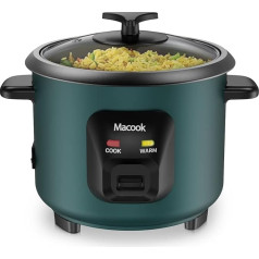 Малая рисоварка Macook 0,6 л, портативная рисоварка с антипригарным покрытием, 15 минут быстрого приготовления, поддержание тепла, маленькая ри