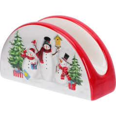 Керамическая подставка для салфеток Рождественский держатель: Держатель полотенец для гостей Xmas Держатель бумаги салфеток для праздника 