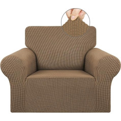 ‎Kekuou KEKUOU Stretch Single Sofa Slipcover 1 Piece Couch Sofa Cover (32