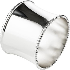 Кольца для салфеток Perla Набор из 4 украшений для стола Кольца для салфеток серебро