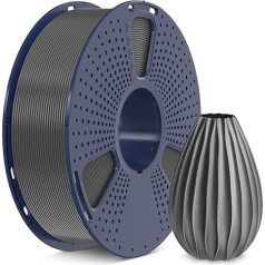 SUNLU PETG Filament 1.75 mm with SUNLU Upgrade 1 kg Roll, Dimensional Accuracy +/- 0.02 mm, for Most FDM 3D Printers, Grey