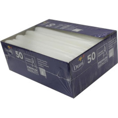 Свечи Duni, белые, 25 см, упаковка из 50 штук