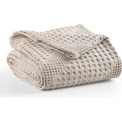 Milam London Bed Throw, King Size Bedspread, 100% хлопок, мягкое покрывало для кровати, диванные покрывала, большой, 3 местный, коллекция Joanna, серый, 220 x 250 см