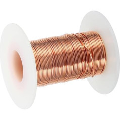 PATIKIL 99.9% мягкая медная проволока, 20 калибр/0.8 мм диаметр, 10 м/32.8 футов катушка чистой медной проволоки для изготовления ювелирных изделий, би