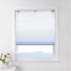 ESLIR римская штора без сверления прозрачный с люверсами цвет градиент шторы с крючками люверсы современные шторы 1 шт.