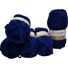 YarnArt Dolce 5 x 100 г шерсти для вязания, детская шерсть, 500 г супер объемной шерсти