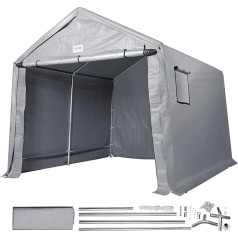 VEVOR Палатка Гараж 84 x 144 x 88 дюймов Гараж Палатка изготовлена из оцинкованной стали столбы и трехслойной 240G PE крышка хранения палатка гараж 168