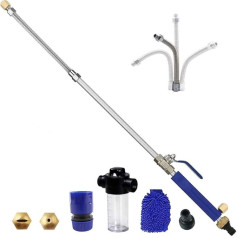 Zueyen высокого давления шланг форсунка, давление шайба, с снега пены пушки, автоматический полив распылитель мойки окон, гибкий садовый шлан