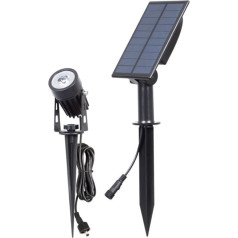 KITANDOVE 1 Set Solar Rasenlampe Wasserdicht LED Beleuchtung Werkzeug Garten Dekorative Landschaftsstrahler Bodenstecker Licht Für Draußen (warmes Licht)