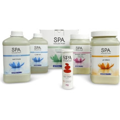 Astral Pool Spa Collection Bromine Kit, pH Minus, таблетки брома, осветлитель, антипена, тест-полоски 6 в 1, базовое оборудование для оптимального ухода за водой в 
