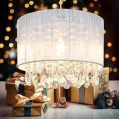 Подвесной светильник Depuley LED Crystal, регулируемый по высоте круглый светильник, современная люстра, светодиодный подвесной светильник, хруст