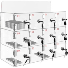 Прозрачный шкаф для хранения мобильных телефонов, настенный шкаф для хранения мобильных телефонов, ящик для хранения мобильных телефонов 