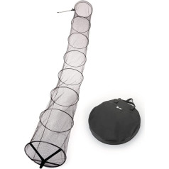 Прорезиненная рыболовная сеть Zite Fishing Keepnet 3,50 м с сумкой и грунтозацепами, дружественная к рыбе прорезиненная посадочная сеть