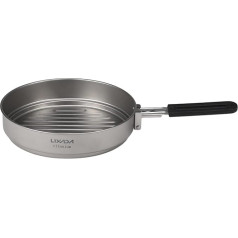 HAODUOO Сковорода для приготовления пищи Ультралегкая сковорода-гриль со складной ручкой для приготовления пищи на открытом воздухе Кемпинг 