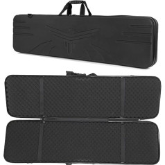 BLUEZY Tactical Rifle Hard Case, Long Weapon Case, Rifle Case, Precision Hard Rifle Case with Intensely Twisted Foam Case for Hunting, Shooting, Pistol, 45 cm