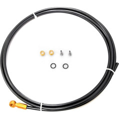 Farbetter 2500mm Bicycle Hydraulic Disc Brake Hose Kit for Shimano BH90 System with Banjo Adapter (Gold)