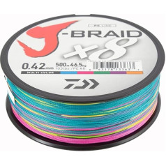 Daiwa jbraid 8 Braid 500, цвет Multicolor, размер 0.280 мм