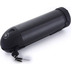 HANERIDE 36 V 10.4 Ah (374 Wh) E-Bike Электрический велосипедный аккумулятор для бутылки с водой, черный, с зарядным устройством и держателем, для мотора 250