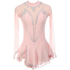 PONNYC Фигурное катание Конкурс Экипировка Фигурное катание Костюм с высокой эластичностью Купальник ручной работы Для девочек Зимнее спорт