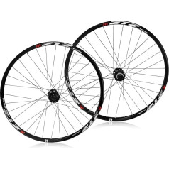 ZTZ Mountain Bike Wheelset, Ultralight Aluminum Alloy Rim, 32H High Strength Bicycle Wheels, Quick Release Disc Brake, MTB Wheel Set, Compatible with 7-12 Speed Cassette