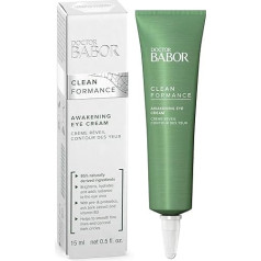 Doctor BABOR Cleanformation Awakening Eye Cream, Увлажняющий крем для век, с пре-/пробиотиками и гиалуроновой кислотой, веганская формула, 1 x 15 мл