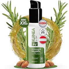 KUINEA® Розмариновое масло для волос XL 90 мл из Тирольских Альп, 100% натуральное, чистое, розмариновое масло для роста волос, дерматологически п