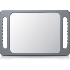 TASALON Небьющееся ручное зеркало с двойной ручкой, большое парикмахерское зеркало для салона красоты и волос, зеркало для стрижки с двойной р