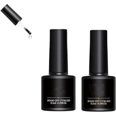 Dynamic Top Coat, Dyme Top Coat, Dynamic Top Coat Gel, Gel Top Coat Nail Polish, Gel Nail Polish Base and Top Coat Set, Matte Sealer and Primer Kit (Base Coat + Mat)