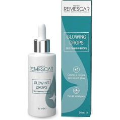 Remescar Glowing Drops 30 ml - Капли для самозагара для увлажняющего крема - Бронзирующие капли для естественного загара и постепенного блеска - Генерат