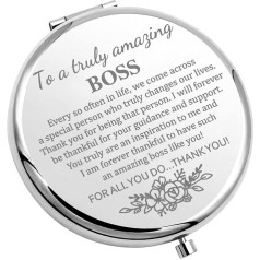 CHOORO босс подарки для женщин босс признательность подарок Путешествия макияж зеркало для поистине удивительный босс карманное зеркало спа