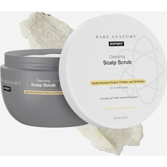 Bare Anatomy Scrub Scalp Scrub with Natural AHAs, Coconut & Sugar | Get Up To 99% Dandruff Reduction | Dandruff Remover | Oily Scalp Exfoliator Hair Scrub | Sulphates & Paraben Free | For Women & Men | 250