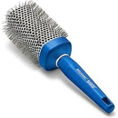 Круглая щетка Bio Ionic BlueWave X-Large, NanoIonic Conditioning Brush, гофрированные щетинки для дополнительного натяжения, мягкая на ощупь ручка с удобным захват