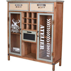 Промышленная мебель Сервант Лофт Витрина Фабрика Витрина Буфет LOF080 Palazzo Exclusive