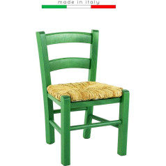 Zstyle Venezia Baby Kids Low Chair Wooden Party Colourful Restaurant Kitchen Straw (зеленый, 1)
