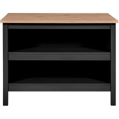 Inter Link - Кухонный остров - центральный остров - столешница - кухонный шкаф с полками - с меламиновым покрытием - длина 124 см - высота 82 см - глуби