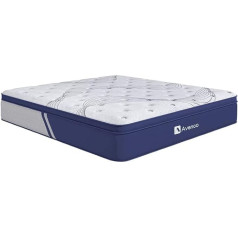 Avenco CertiPUR-US Матрас 90 x 200 h3, 24 см Pocket Spring Mattress, гибридный матрас на основе бамбуково-угольной пены, матрас в коробке, безопасный для кожи трикот