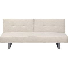 Beliani Модный диван-кровать в светло-бежевом мягком чехле Dublin с функцией сна