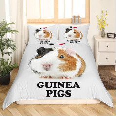 Дети Пододеяльник Набор Гвинейская Свинка Милый Полый Дети Мальчики Девочки Мультфильм Симпатичные Животные Супер Мягкий 3 Шт Король Разм