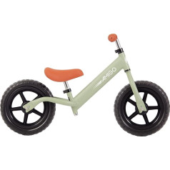 AMIGO Hopper Balance Bike - от 2 лет - нескользящие ручки - руль и седло регулируются по высоте - легкий - колеса 12 дюймов - мальчики / девочки - матовый зеле