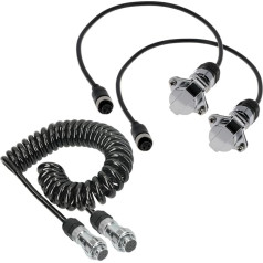 VSG 24 Trailer Set Elite - удлинительный кабель для камеры заднего хода и систем заднего хода Универсальный кабель автомобильной камеры 4 Pin для грузо