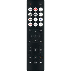 VINABTY ERF3E96H Ersatz Sprachfernbedienung Kompatibel mit Hisense TV
