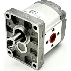 Walvoil 2XP Hydraulische Zahnradpumpe, Flanschanschluss, EU 4 Bolzen 1/8 Kegel (8,7 cc/gegen den Uhrzeigersinn)