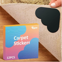 KppeX ковер Pad Grippers для твердых деревянных полов двухсторонний нескользящий моющийся ковер ленты ковер ленты нижний угол Grippers 12 Pack